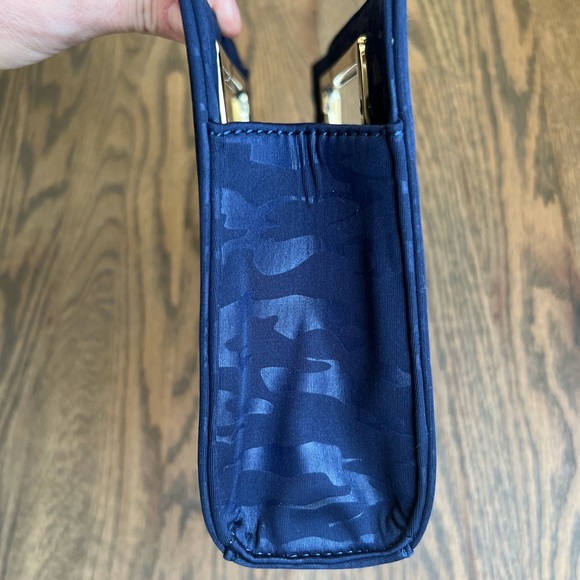 NWOT. Call It Spring Beautiful Navy and Gold Clutch. - Picture 5 of 6